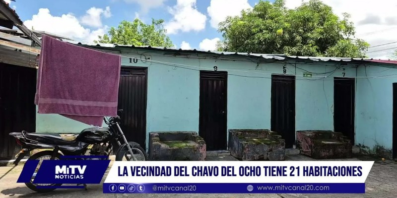 La vecindad del chavo tiene 21 habitaciones
