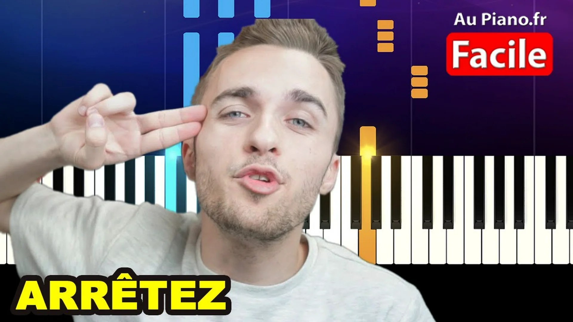 Squeezie – Arrêtez Piano Cover Tutorial Paroles