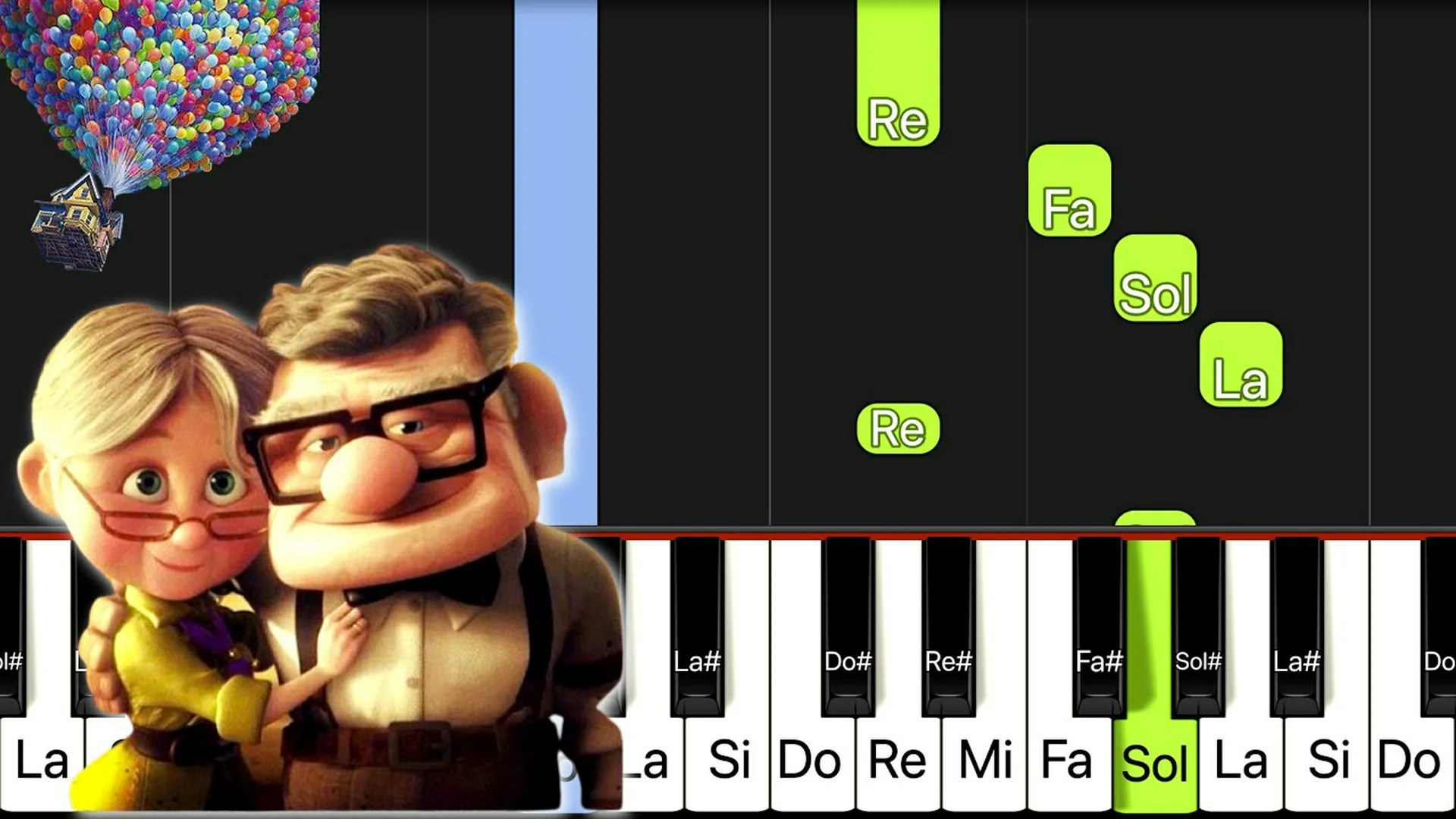 La haut – Musique au Piano FACILE