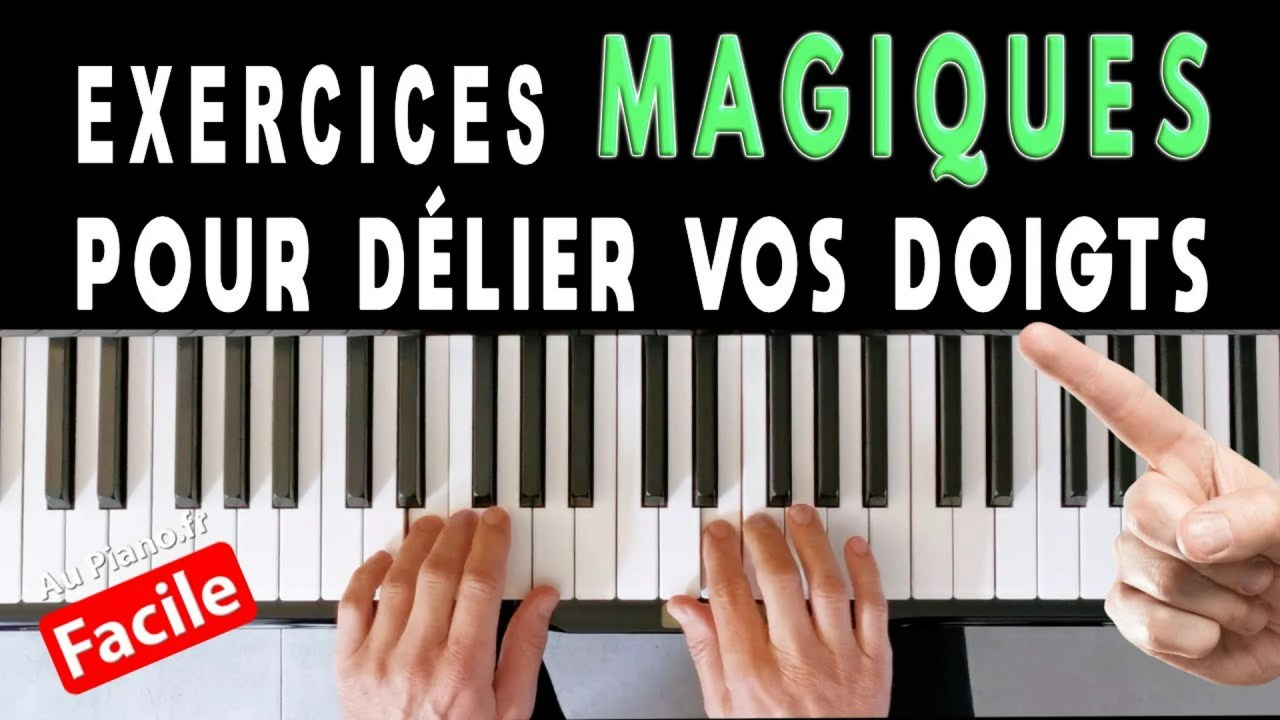8 exercices efficaces au piano pour débutants