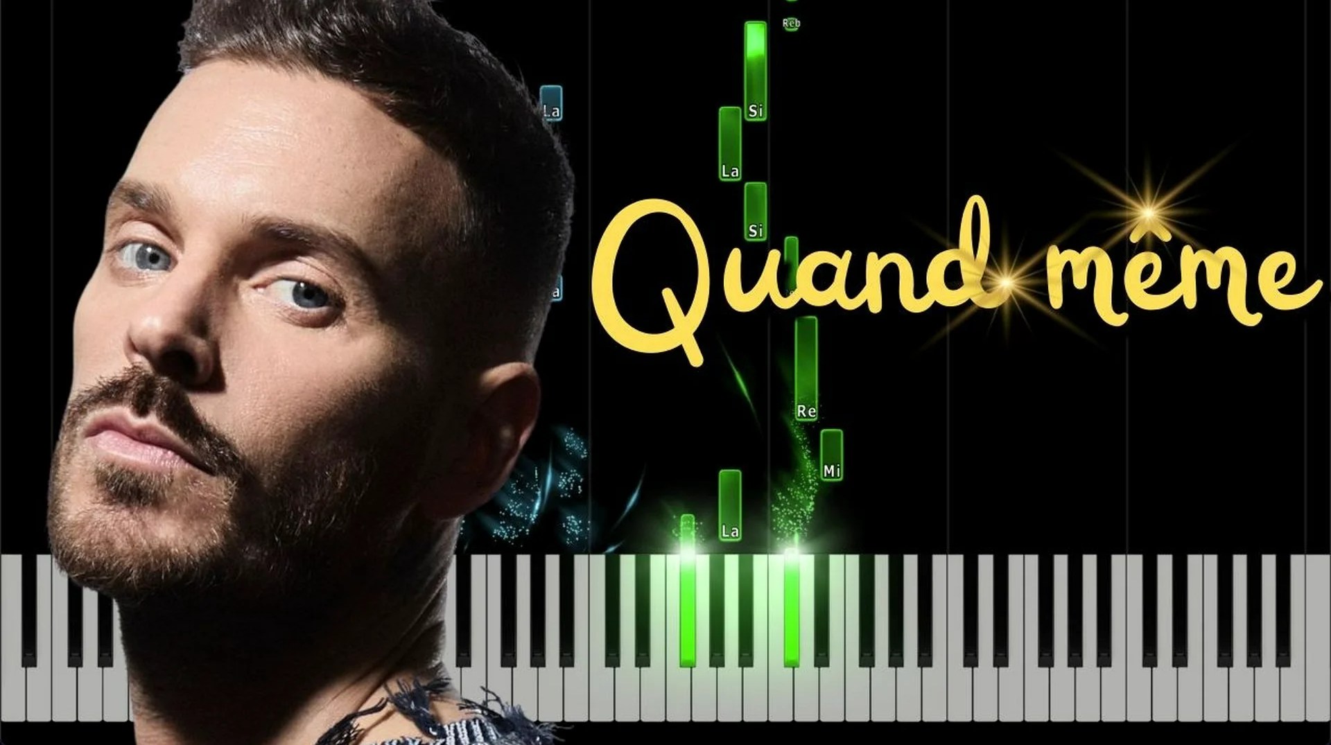 M. Pokora – Quand même – Piano Cover Tutorial
