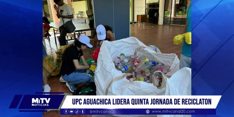 UPC AGUACHICA LIDERA QUINTA JORNADA DE RECICLATON