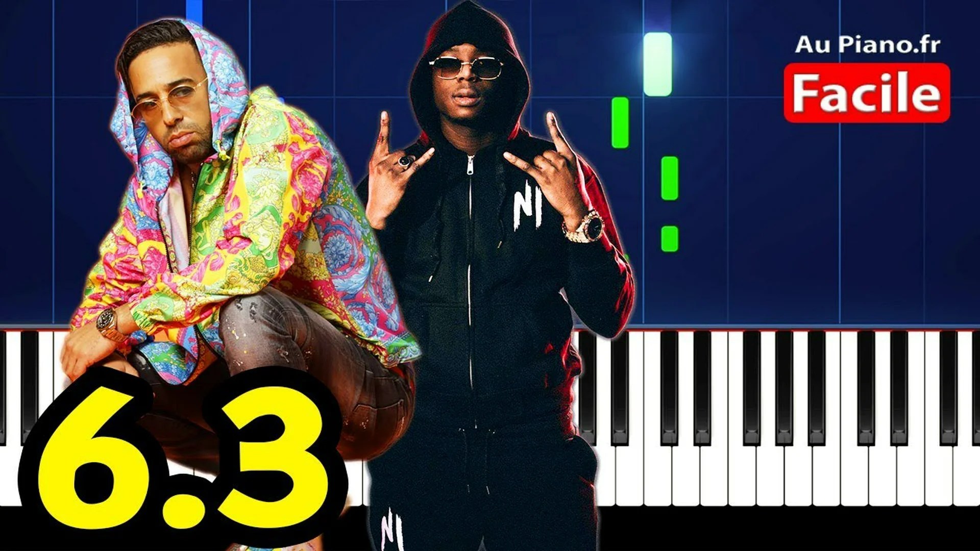 Naps (feat. Ninho) – 6.3 – Carré Vip – Piano Cover Tutorial Paroles (Aupiano.fr)