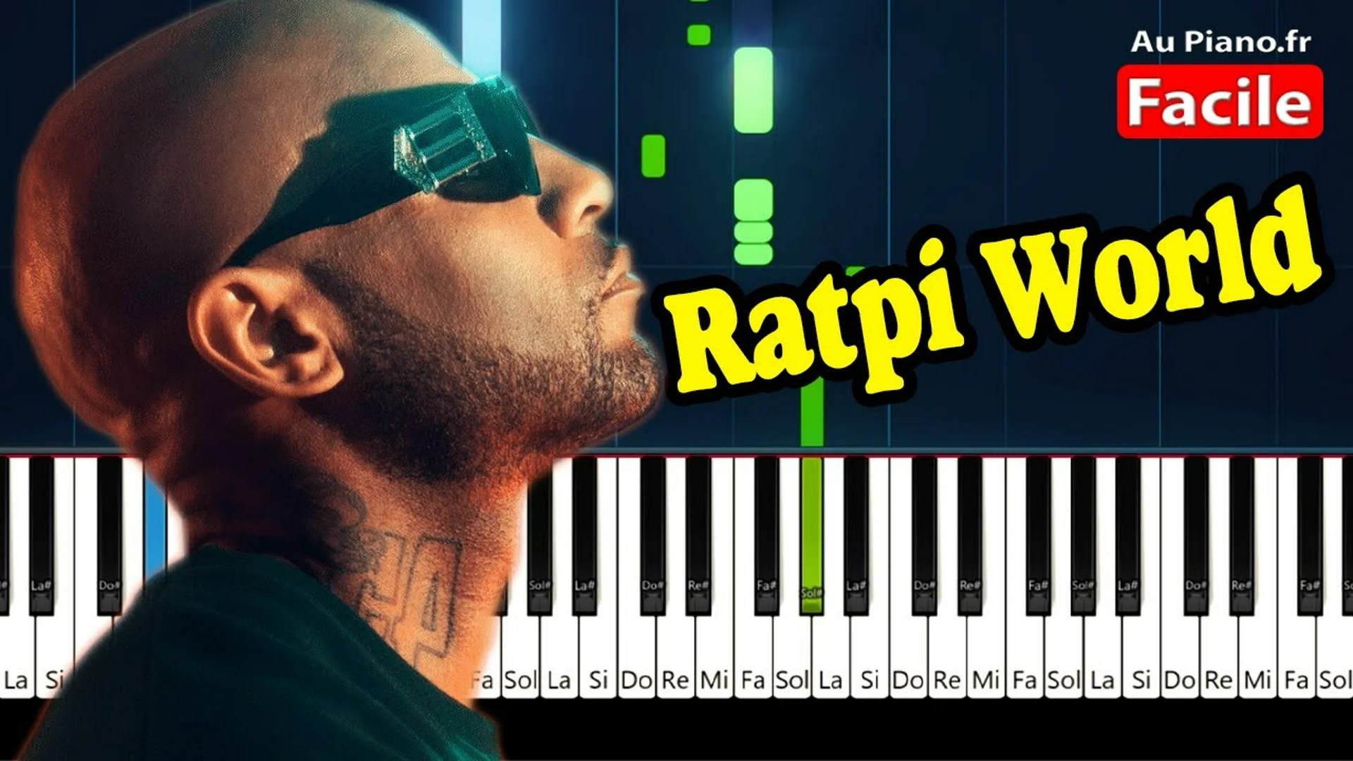 Booba Ratpi World – Piano Cover tutorial (Au Piano.Fr)