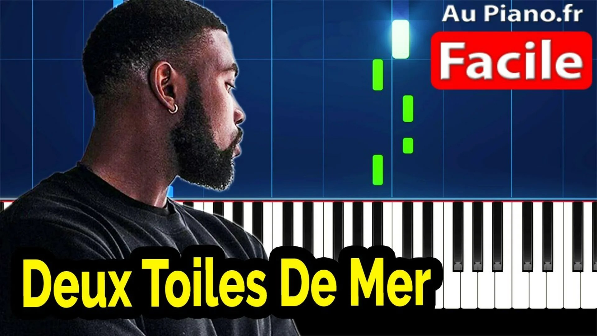 Damso Deux Toiles De Mer – Piano Cover Tutorial Instrumental (AuPiano.fr)