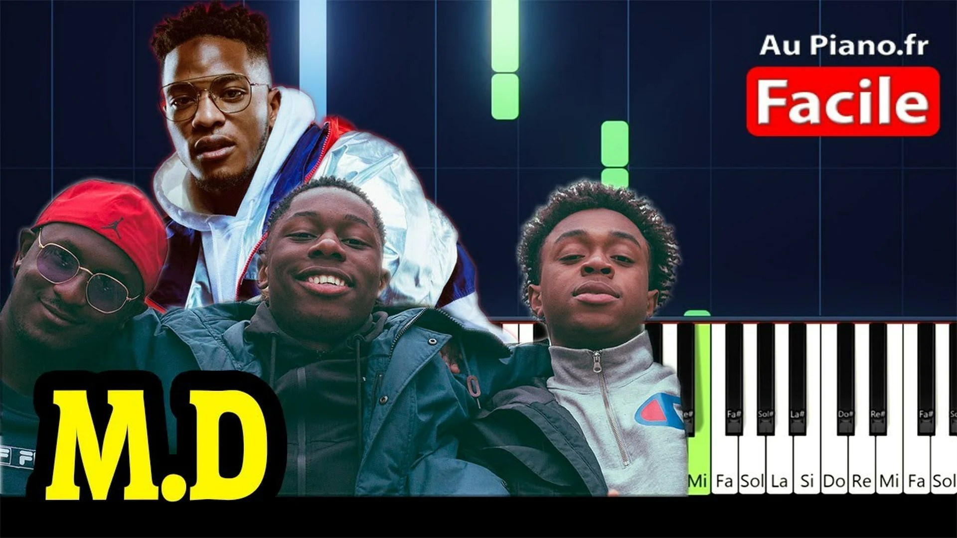 4Keus Feat. Niska – M.D – Piano FACILE
