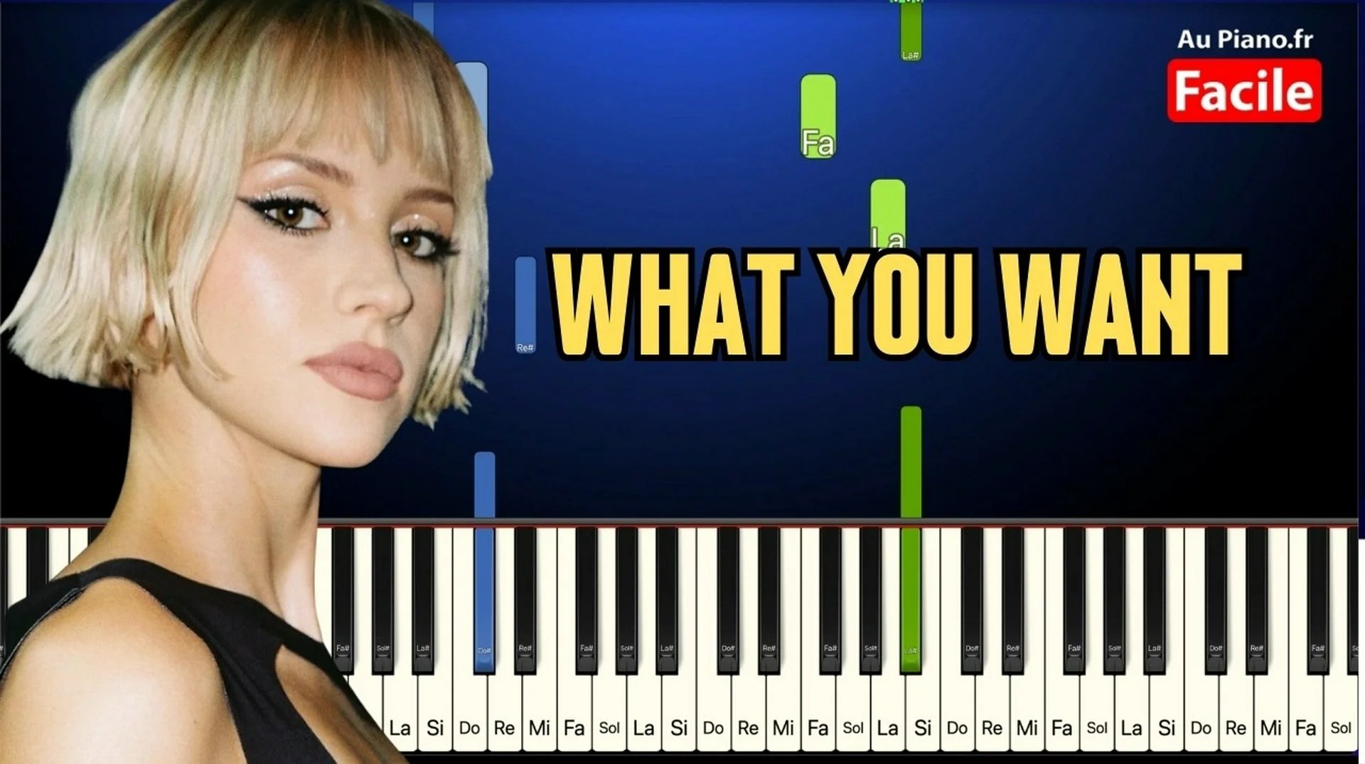 Angèle – What You Want Piano Tutorial
