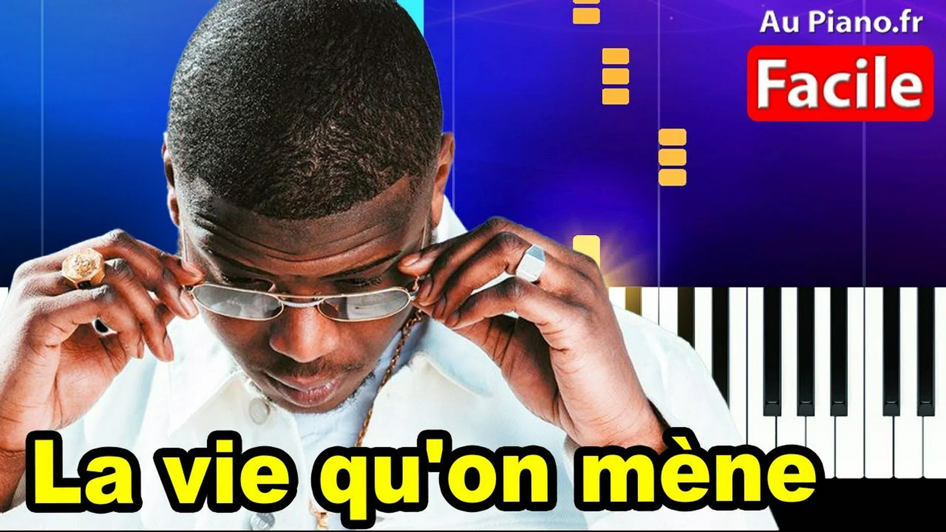 Ninho La vie qu&rsquo;on mène – Piano Cover Tutorial Lyrics (Au Piano.fr)