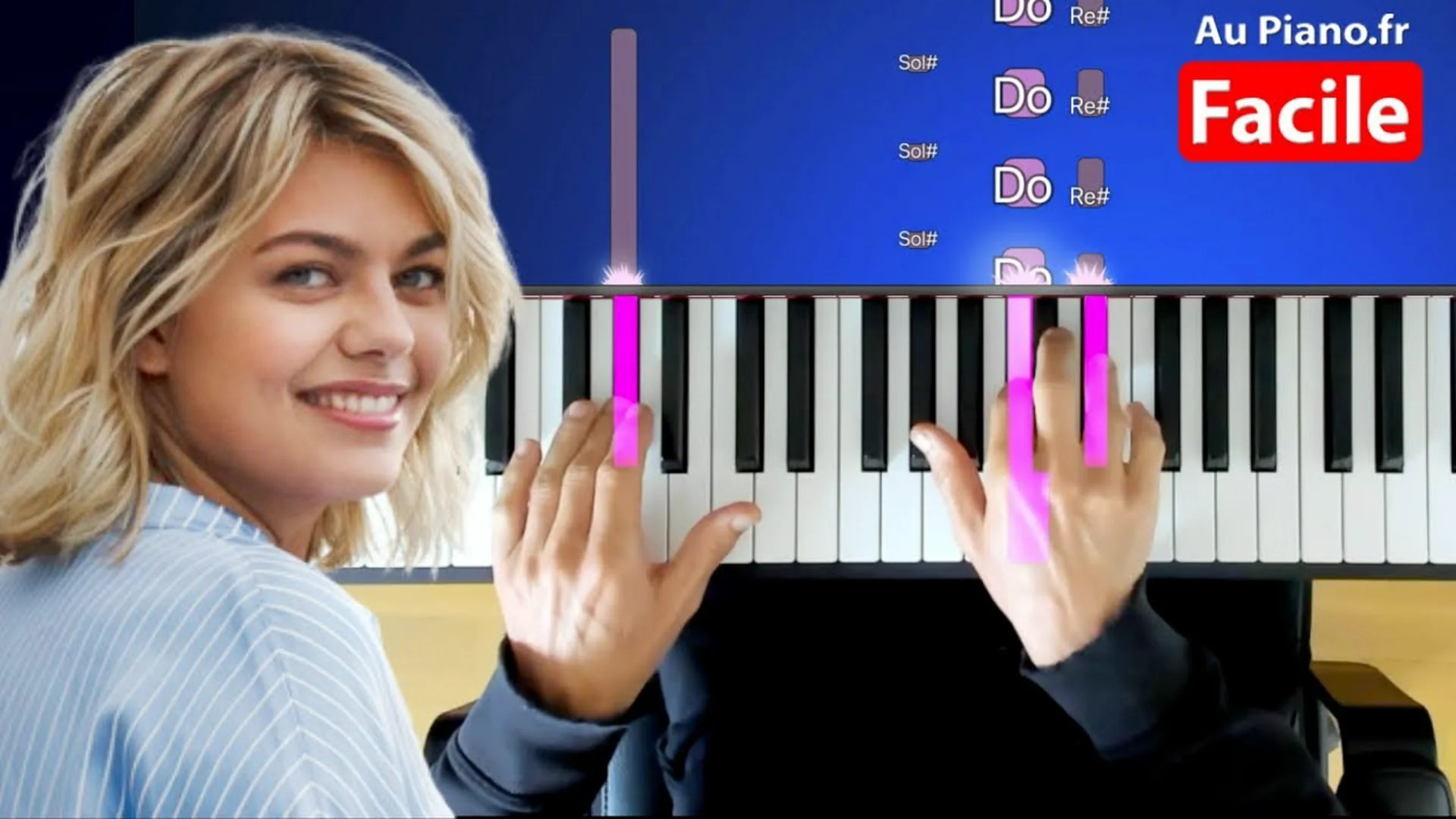 Louane – Secret – Piano Tutorial Facile (Cours Expliqué)