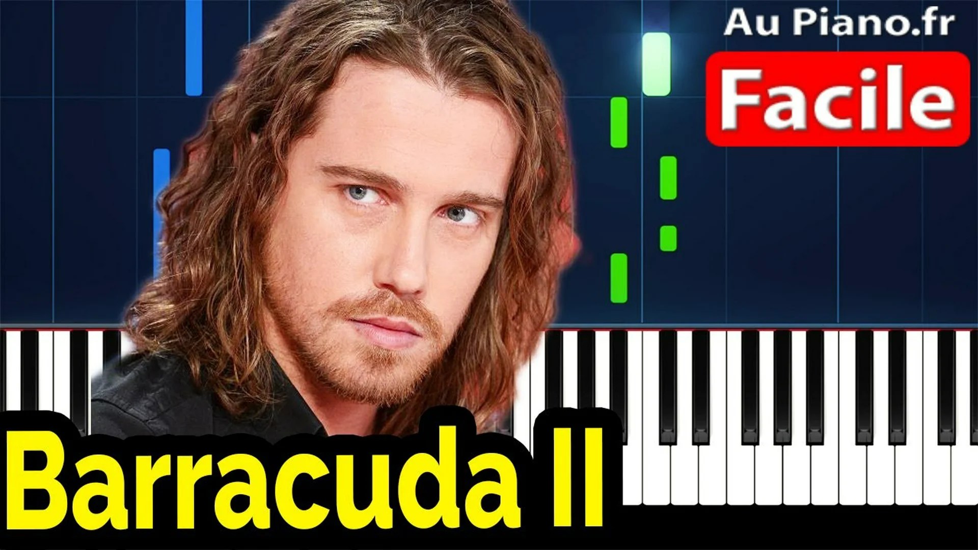 Julien Doré Barracuda II – Piano karaoke paroles (AuPiano.fr)
