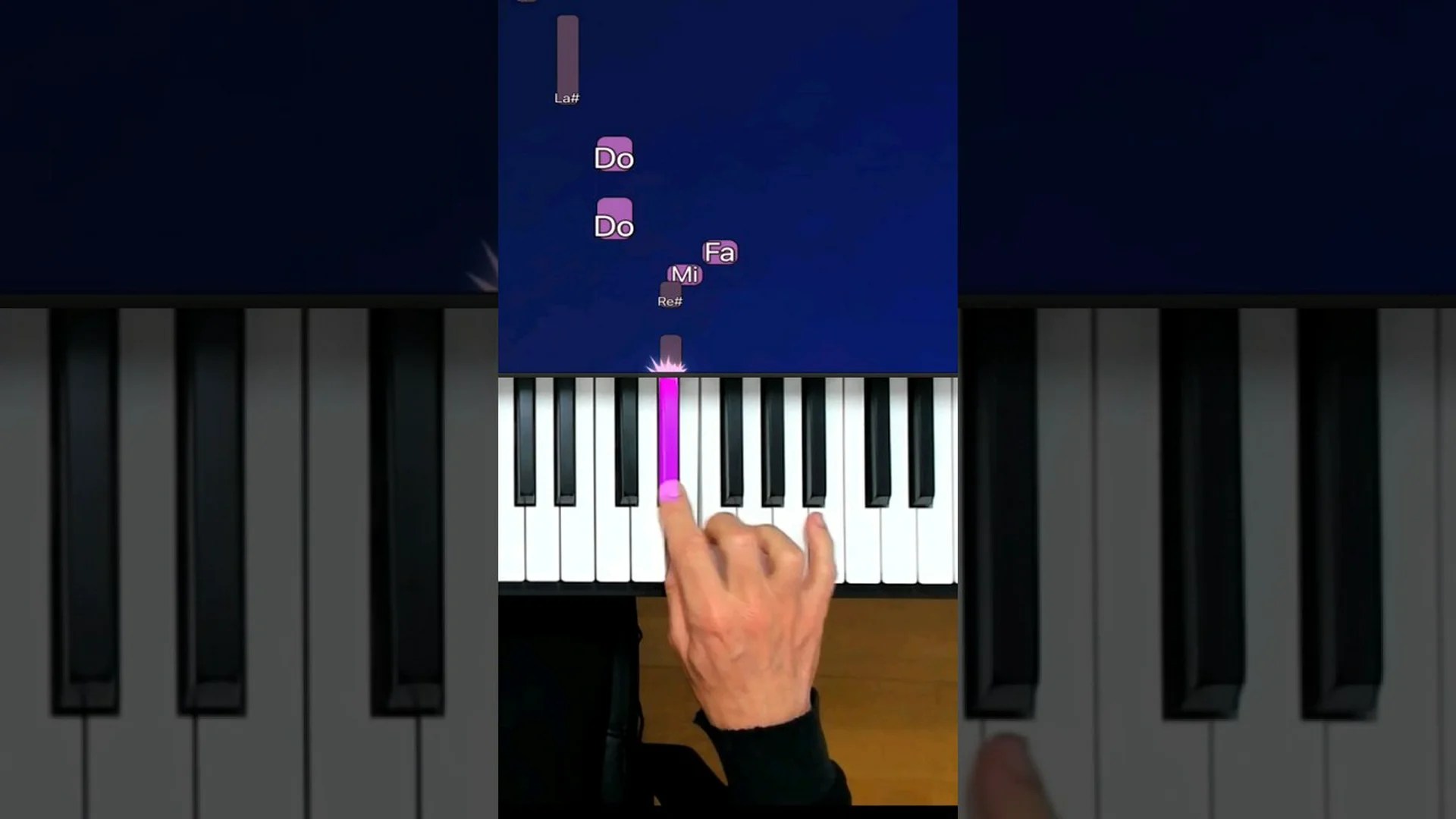 Comment jouer facilement au piano Ylang Ylang #shorts #piano #pianotutorial