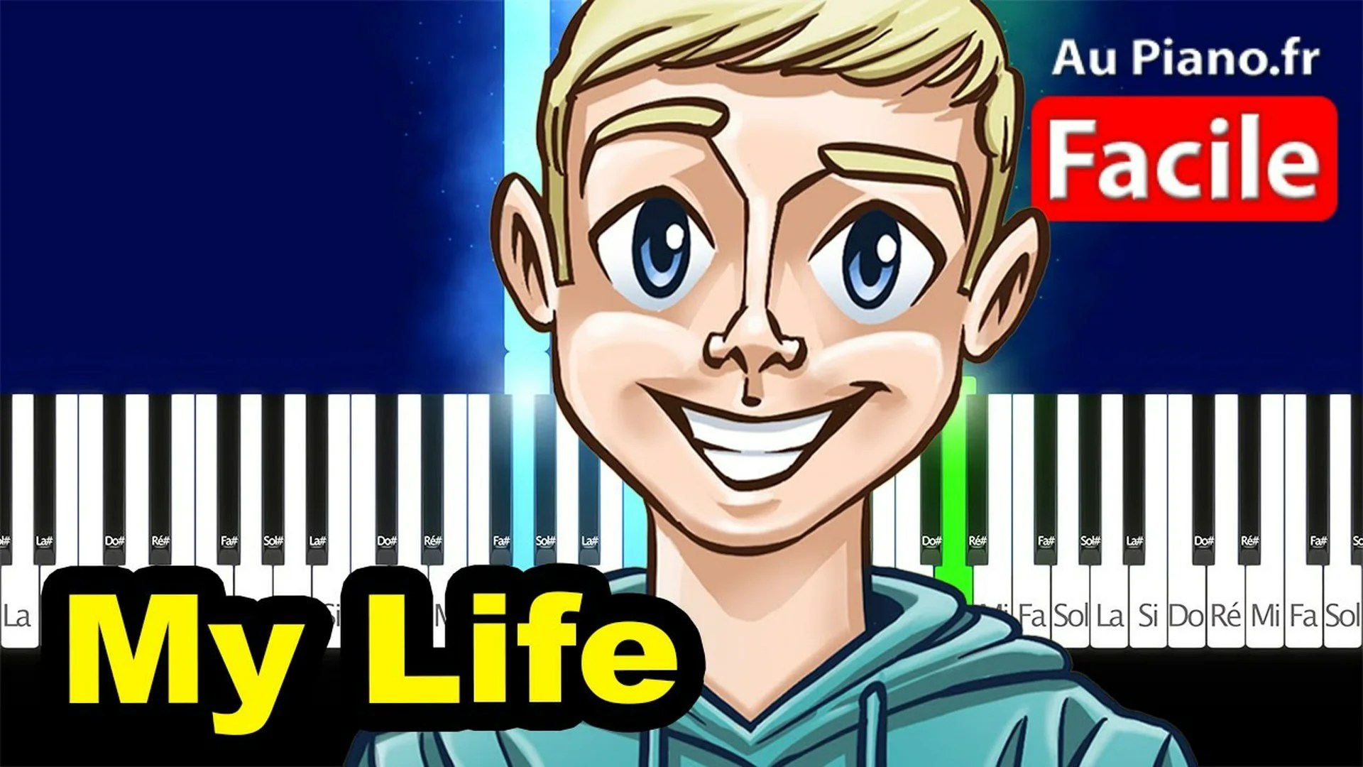 Michou My Life – Piano Cover Tutorial Instru Karaoke (AuPiano.fr)