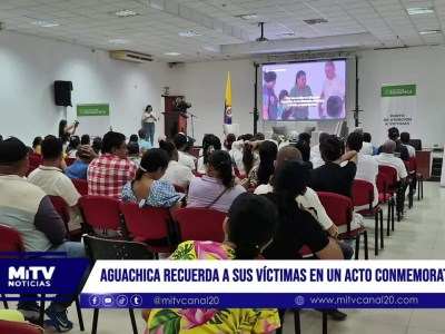 Aguachica recuerda a sus víctimas en un acto conmemorativo