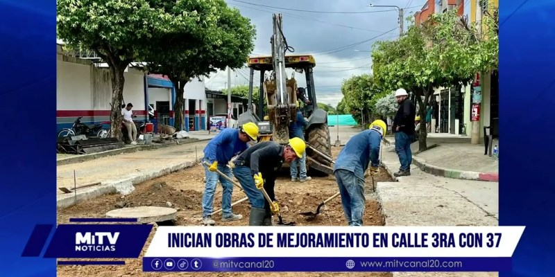 Comienza Mejoramiento Vial en Aguachica