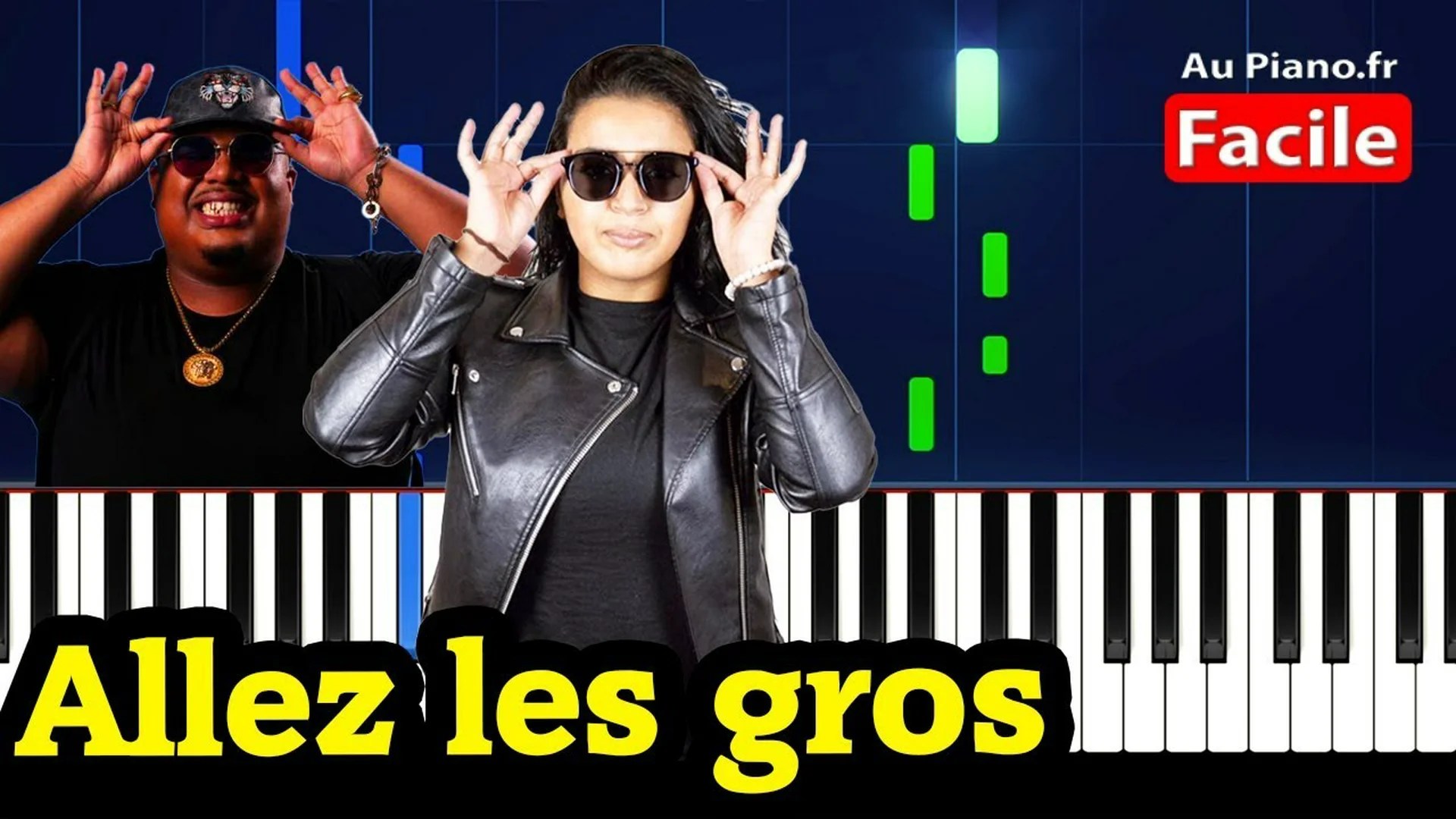 Marwa Loud feat. Naza – Allez les gros – Piano Cover Tutorial Paroles (AuPiano.fr)