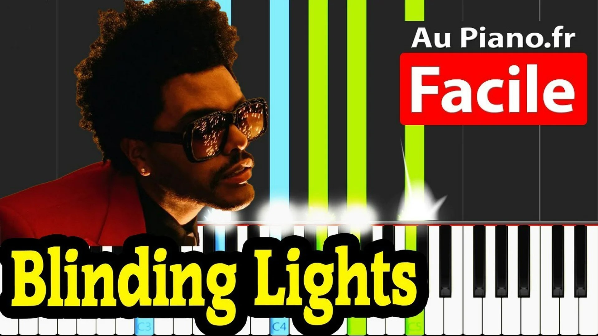 The Weeknd – Blinding Lights Piano FACILE (Aupiano.fr)