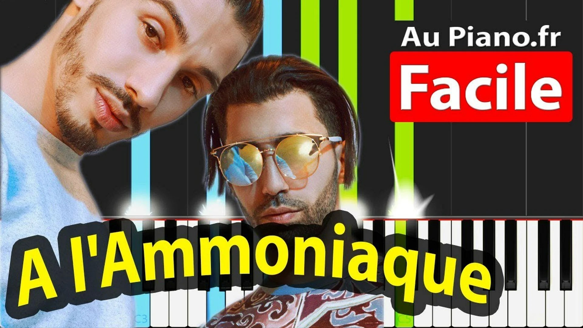 🎹 PNL A l&rsquo;ammoniaque Piano FACILE AUDIO (Rap) (PAROLES LYRICS)