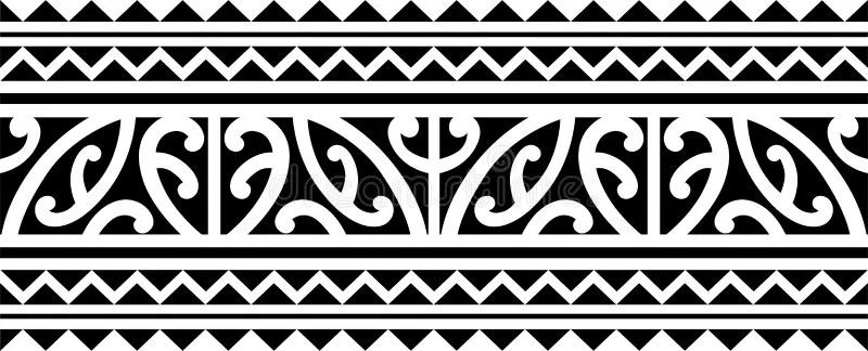 Polynesian Tribal Tattoo Designs, Polynesian Armband Or Forearm Make A Stencil Tattoo. Design Tribe Border. Stock Vector - Illustration Of Black, Samoan: 144507377 324_x_800_jpg