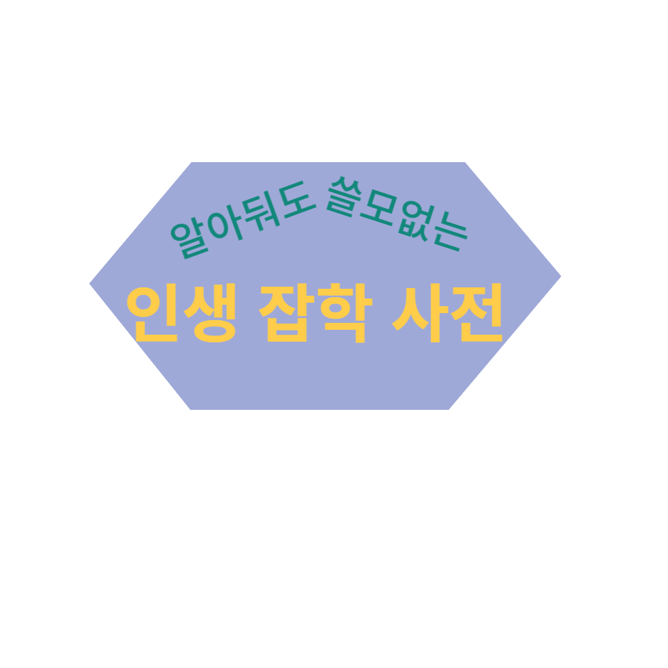 kyung의 알쓸인잡(알아둬도 쓸모없는 인생 잡학사전)