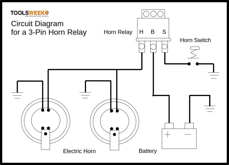 3 Pin Horn Relay Wiring Diagram 3 Pin Horn Relay Wiring Diagram