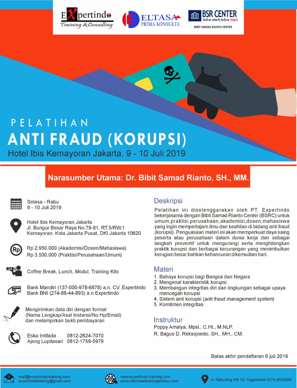 Training Anti Korupsi - Jadwal Pelatihan