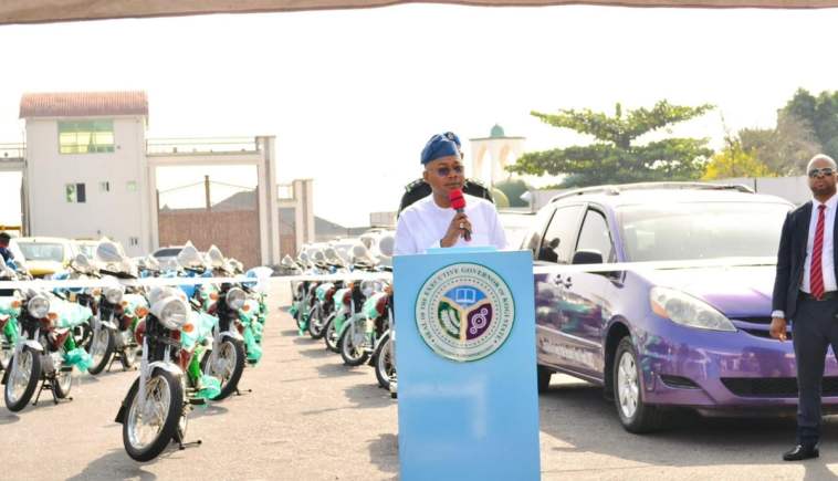 Gov Ododo distributes 49 vehicles to security agencies Gov Ododo distributes 49 vehicles to security agencies