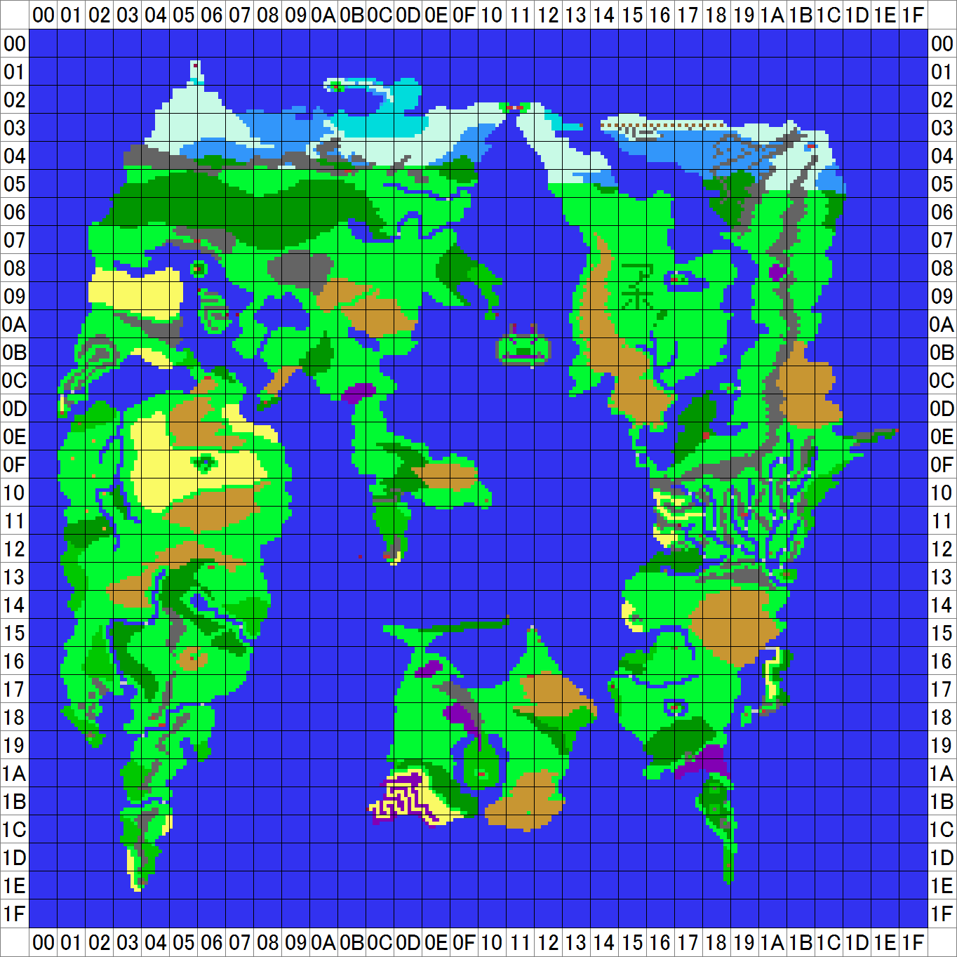 FC桃太郎伝説エンカマップ
