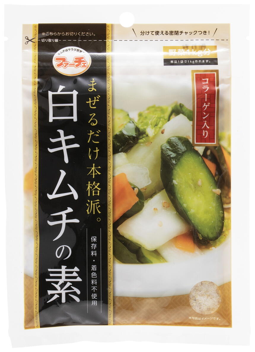 キムチの素 送料無料 [ファーチェフーズ] 白キムチの素 78g 韓国食品 切ってまぜるだけ 花菜 ファーチェ キムチの素 白キムチの素 韓国料理  白菜キムチ 大根 きゅうり | にじデパート楽天市場店