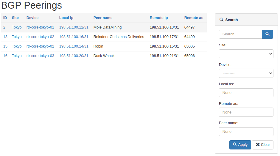 Developing NetBox Plugin - Part 3 - Adding search panel
