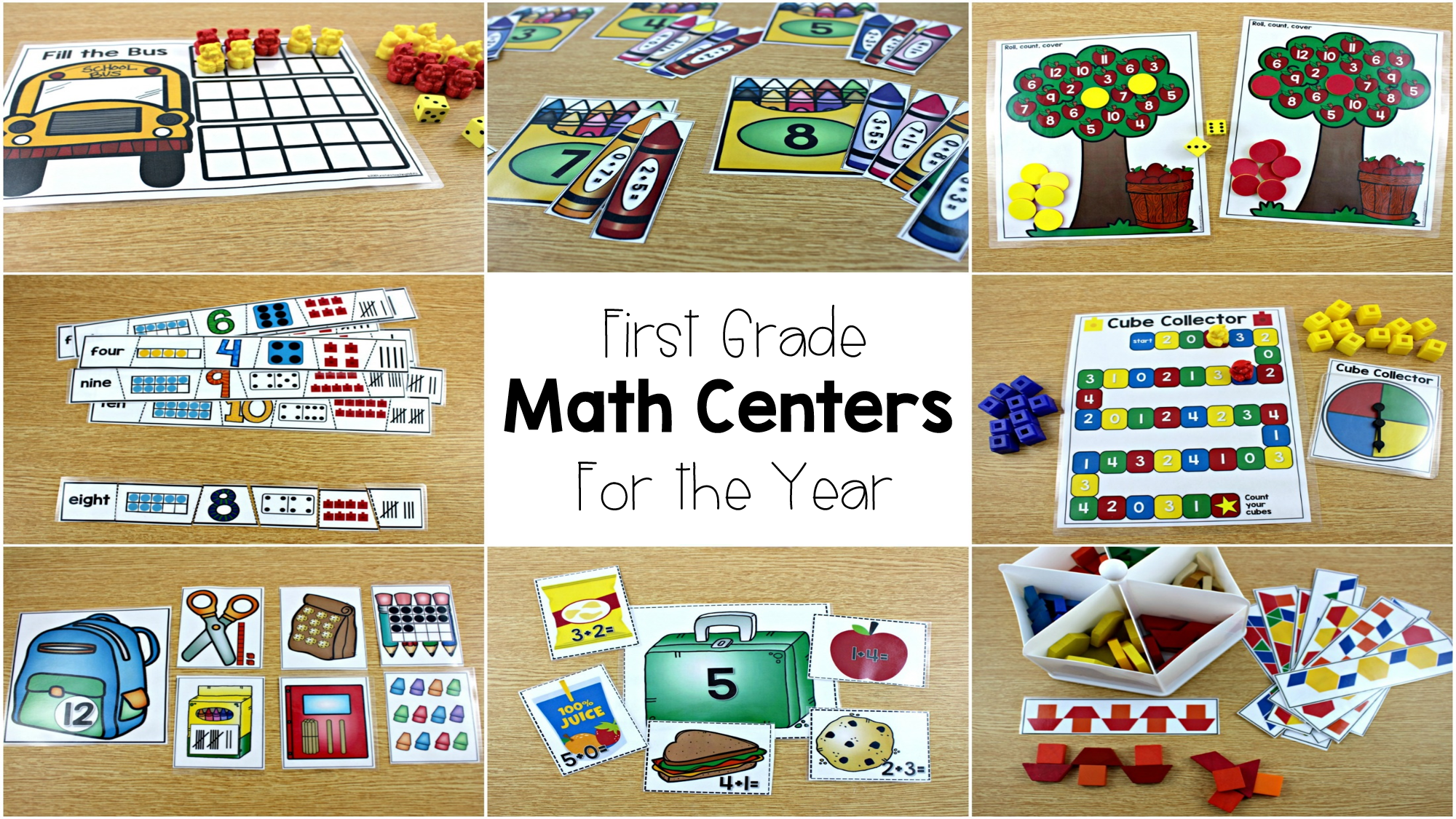 Math centers 1st grade