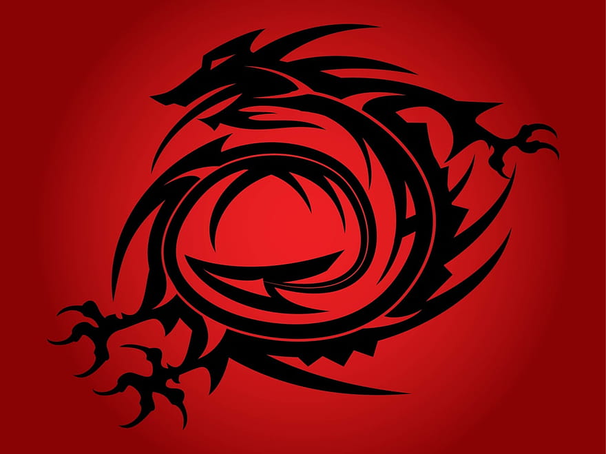 Dragon Tattoo Vector Ai | Uidownload 659_x_880_jpg