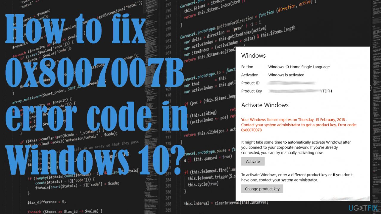 How to fix 0x8007007B error code in Windows 10? 0x8007007b