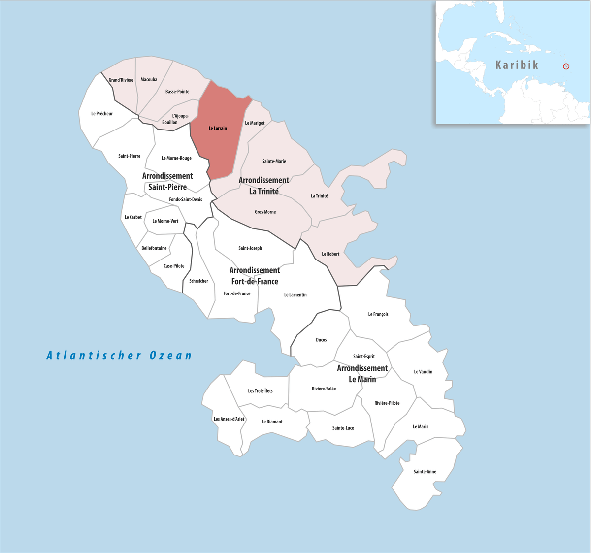 Le cher rivière carte