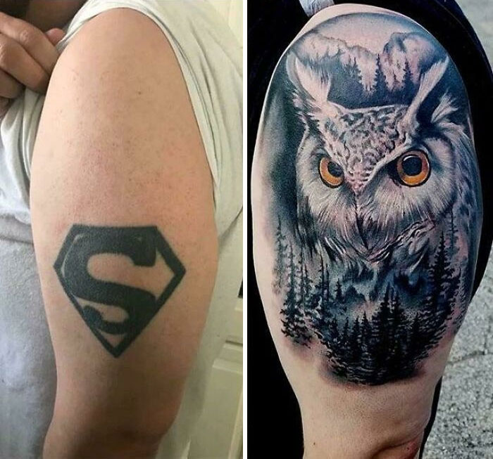 20 Times Tattoo Artists Did Incredible Cover-Ups Of Individuals's Embarrassing Old Tattoos. 653_x_700_jpg