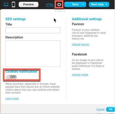 How Can I Add Cookies Notification To My Landing Page