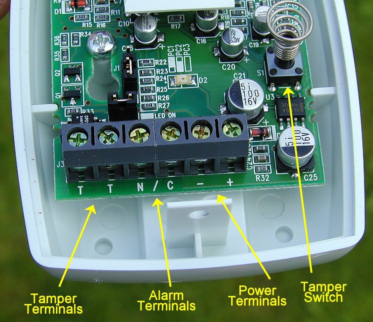 Alarm Pir Sensor Wiring Diagram