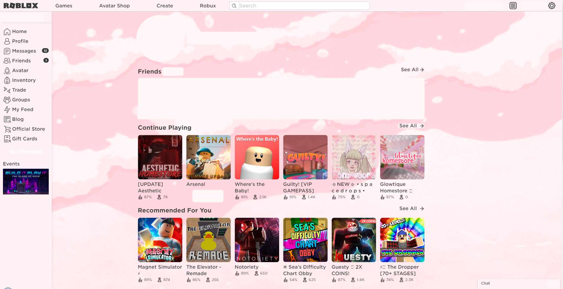 Aesthetic Pastel Pink Wave Roblox Theme Userstyles Org