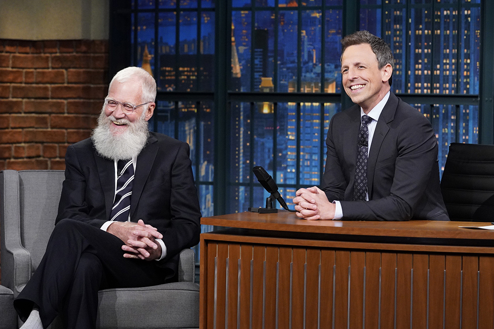 David Letterman ‘Proud’ of Seth Meyers Amid Trump Calls to Fire Host