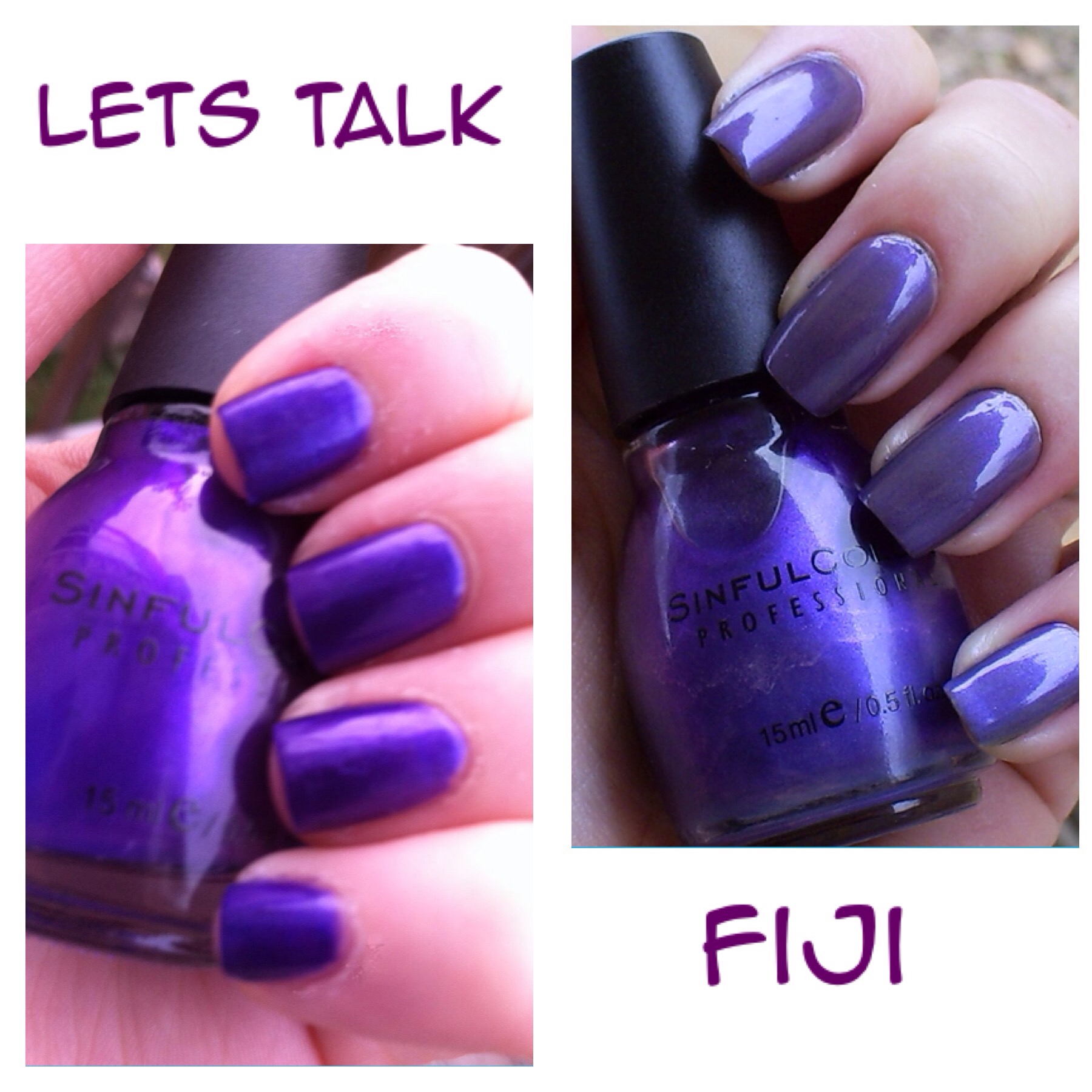 Sinful colors let's talk