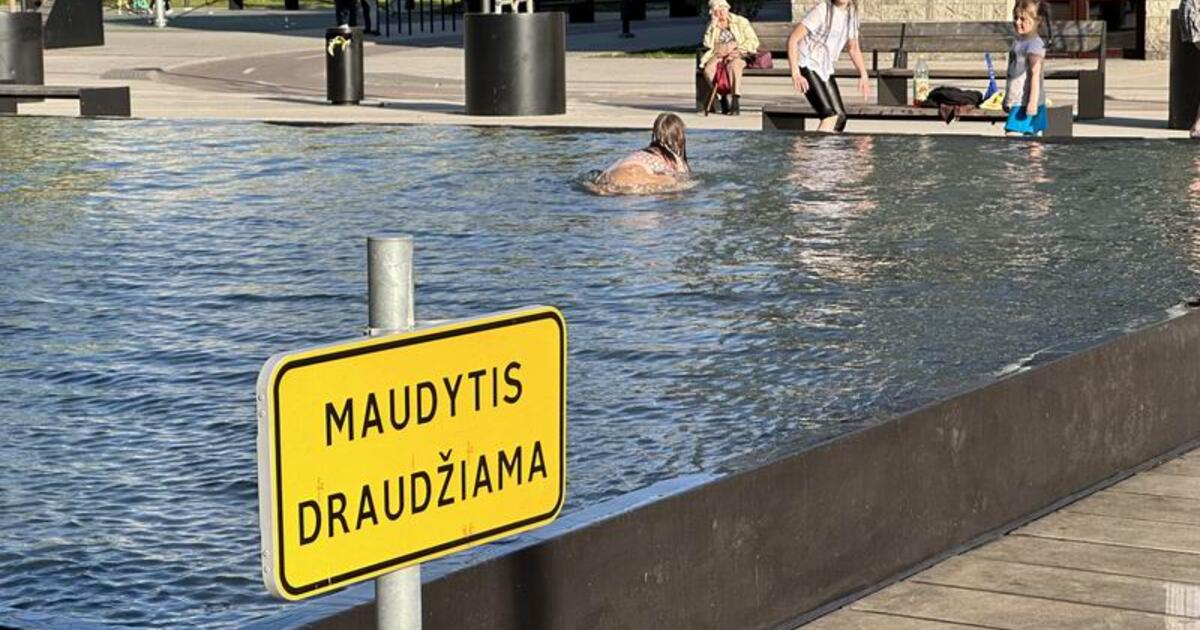 Vasariškai įkaitus – Maudynės Fontanuose: Neatbaido Nei įspėjamieji ženklai, Nei Galimos Ligos