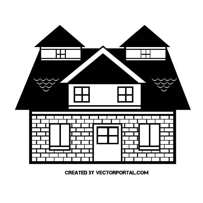 House Clip Art Vector