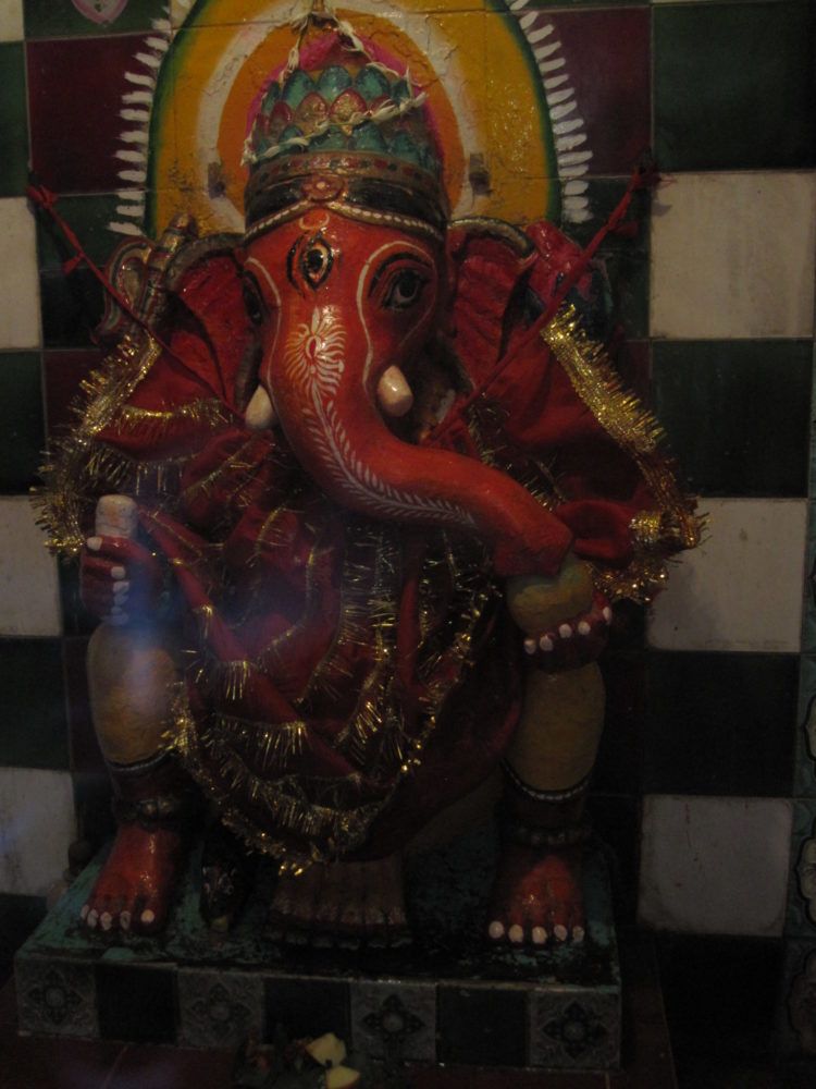 Ganesha Der Elefantenkopfige Gott Des Hinduismus