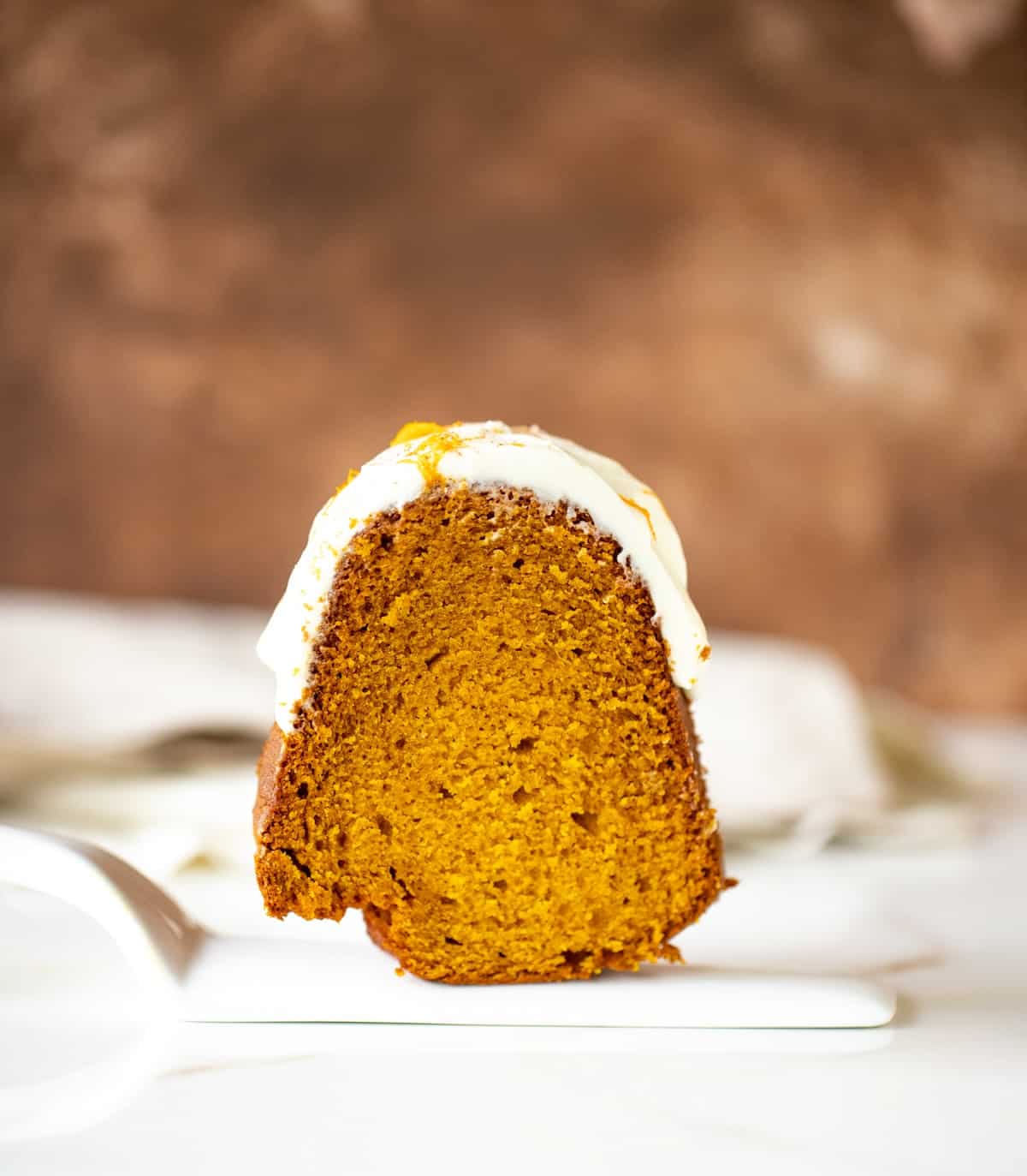 Pumpkin Spice Pound Cake With Cream Cheese Frosting