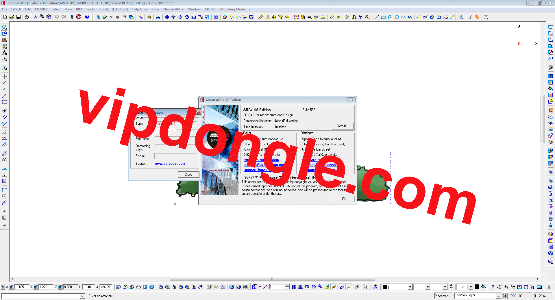 ARC + X9 Edition HASP HL Dongle Vip Dongle Team