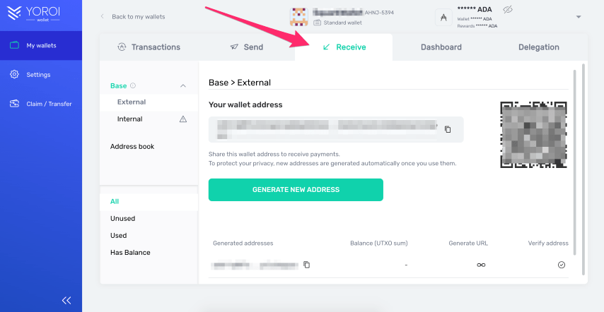 How To Stake Your Ada Yoroi Cardano Wallet Viper Staking