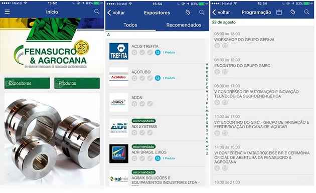 FENASUCRO & AGROCANA, app fenasucro