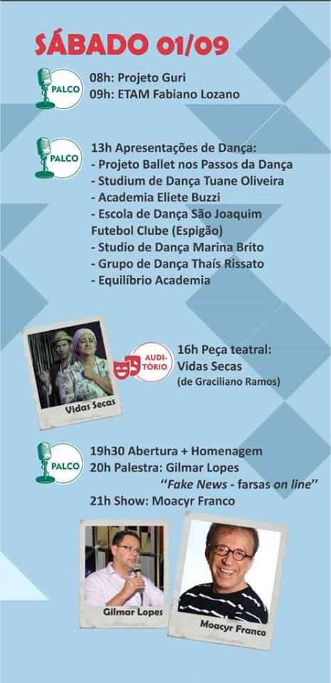 programação 11ª Feira do Livro de São Joaquim da Barra,Feira do Livro de São Joaquim da Barra,Feira do Livro de São Joaquim da Barra 2018,11ª Feira do Livro de São Joaquim da Barra