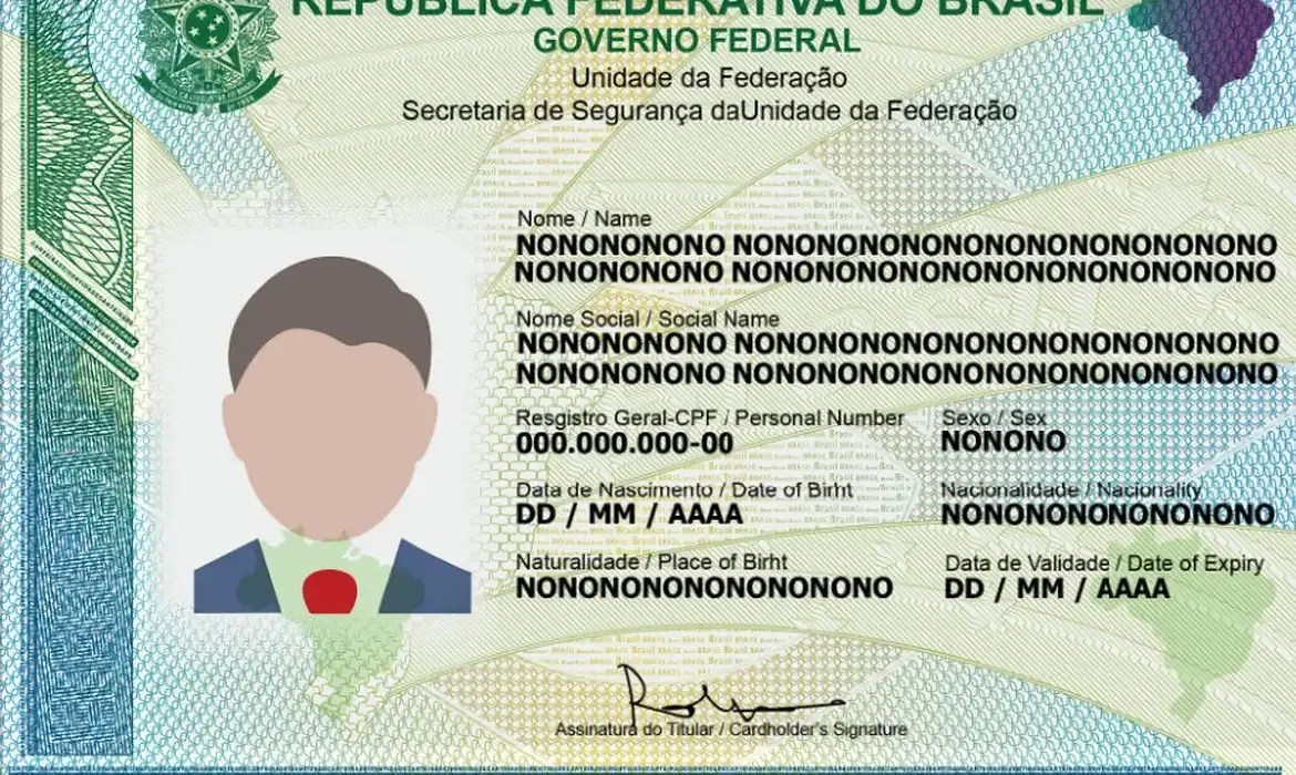 carteira de identidade nacional