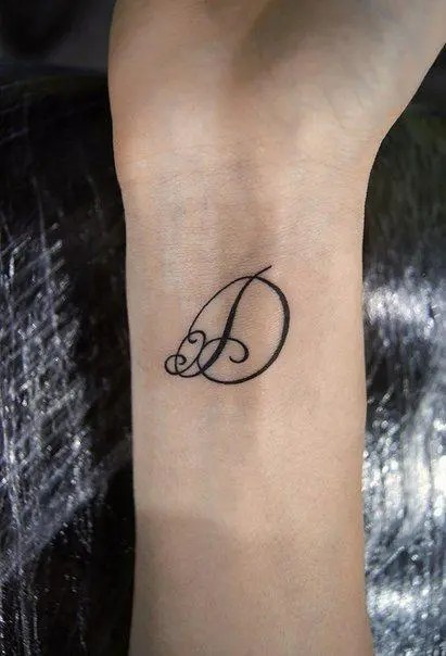 Lettera D Tatuaggio Sul Polso - Migliore 1 Foto 604_x_411_jpg