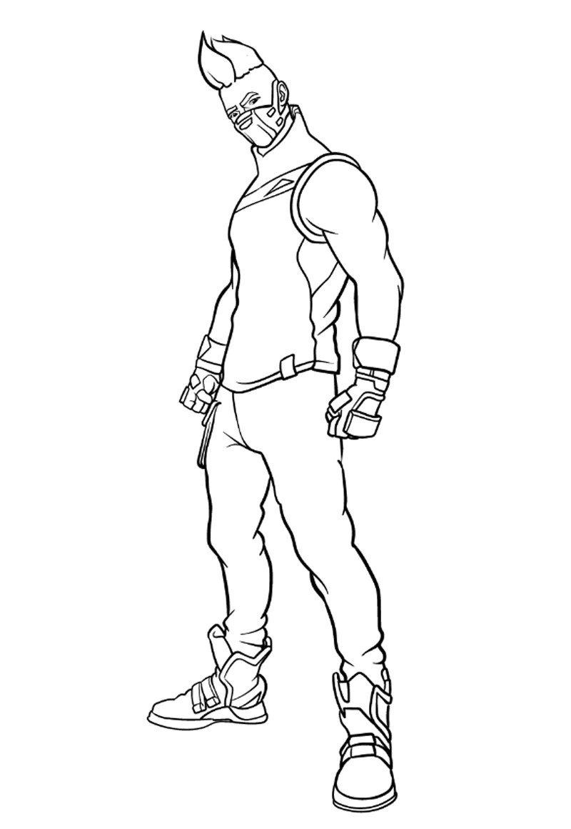 как рисовать фортнайт поэтапно